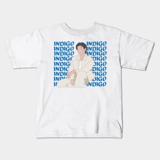 Design in silhouette of nam-joon bts Kids T-Shirt